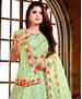 Picture of Good Looking Green Anarkali Salwar Kameez