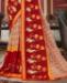 Picture of Pleasing Red & Multi Casual Saree