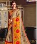 Picture of Amazing Beige & Yellow Casual Saree