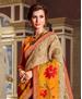 Picture of Amazing Beige & Yellow Casual Saree