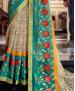 Picture of Beauteous Blue & Off-White Casual Saree