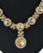 Picture of Appealing White+gold Necklace Set