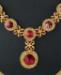 Picture of Beautiful Maroon Necklace Set