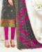 Picture of Well Formed Grey Straight Cut Salwar Kameez