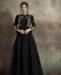 Picture of Radiant Black Readymade Gown