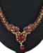 Picture of Shapely Maroon Necklace Set