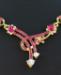 Picture of Admirable Rani Pink Necklace Set