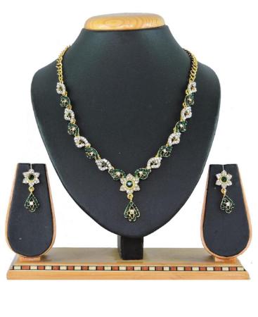 Picture of Marvelous Green Necklace Set