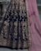 Picture of Appealing Navy Blue Anarkali Salwar Kameez