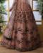 Picture of Comely Peach Party Wear Gown