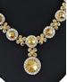 Picture of Appealing White+gold Necklace Set