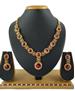 Picture of Beautiful Maroon Necklace Set