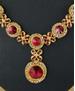 Picture of Beautiful Maroon Necklace Set