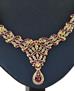 Picture of Good Looking Maroon Necklace Set