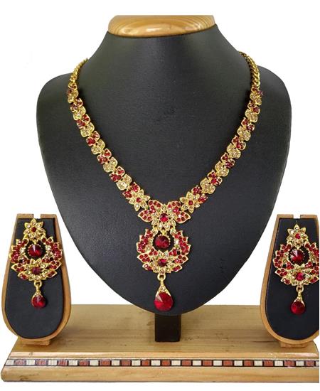 Picture of Statuesque Red Necklace Set