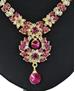 Picture of Fascinating Rani Pink Necklace Set