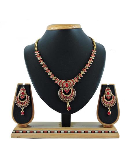 Picture of Classy Red Necklace Set