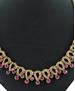 Picture of Charming Rani Pink Necklace Set