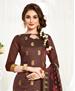 Picture of Lovely Brown Straight Cut Salwar Kameez