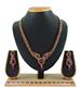 Picture of Shapely Maroon Necklace Set