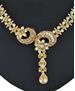 Picture of Exquisite Gold+white Necklace Set