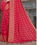 Picture of Alluring Rani Pink Silk Saree