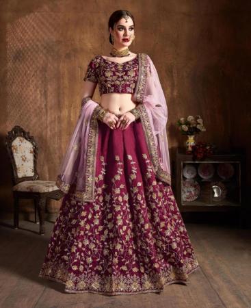 Picture of Sublime Magenta Pink Lehenga Choli