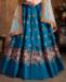 Picture of Excellent Blue Lehenga Choli