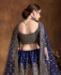 Picture of Ideal Navy Blue Lehenga Choli