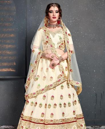 Picture of Marvelous Cream Lehenga Choli