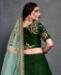 Picture of Marvelous Dark Green Lehenga Choli