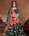 Picture of Statuesque Pine Green Lehenga Choli