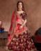 Picture of Beautiful Maroon Lehenga Choli