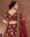 Picture of Beautiful Maroon Lehenga Choli