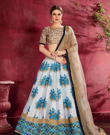 Picture of Sublime Baby Blue Lehenga Choli