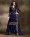 Picture of Superb Nevy Blue Straight Cut Salwar Kameez