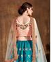 Picture of Excellent Blue Lehenga Choli