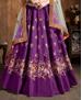 Picture of Comely Purple Lehenga Choli