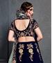 Picture of Fascinating Navy Blue Lehenga Choli