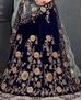 Picture of Fascinating Navy Blue Lehenga Choli