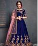 Picture of Marvelous Royal Blue Lehenga Choli