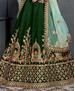 Picture of Marvelous Dark Green Lehenga Choli