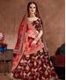 Picture of Beautiful Maroon Lehenga Choli