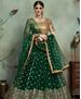 Picture of Ravishing Dark Green Lehenga Choli