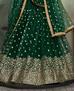 Picture of Ravishing Dark Green Lehenga Choli