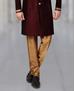 Picture of Delightful Dark Maroon Indo Western