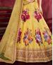 Picture of Fascinating Yellow Lehenga Choli