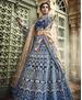 Picture of Delightful Blue Lehenga Choli