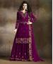 Picture of Charming Purple Straight Cut Salwar Kameez