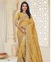 Picture of Comely Occur Yellow Silk Saree